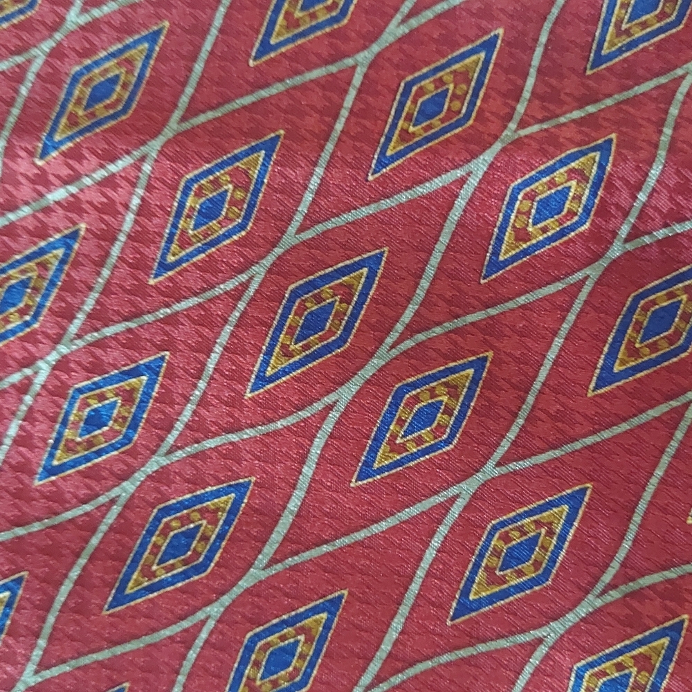 Blue accents VINTAGE Handkerchief, pocket square